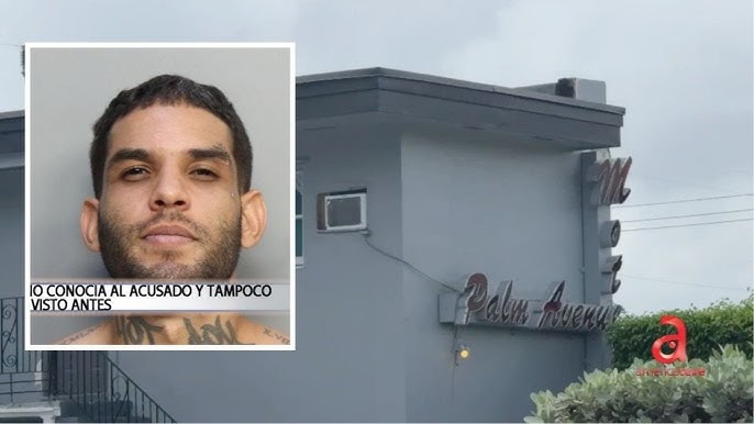 Cubano en Miami se cuela en un motel en Hialeah e intentar violar a una mujer (video)